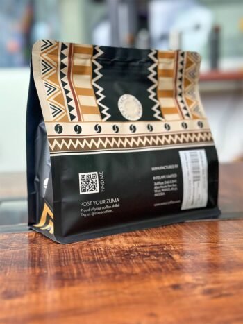 Zuma Roasted Coffee 400g back