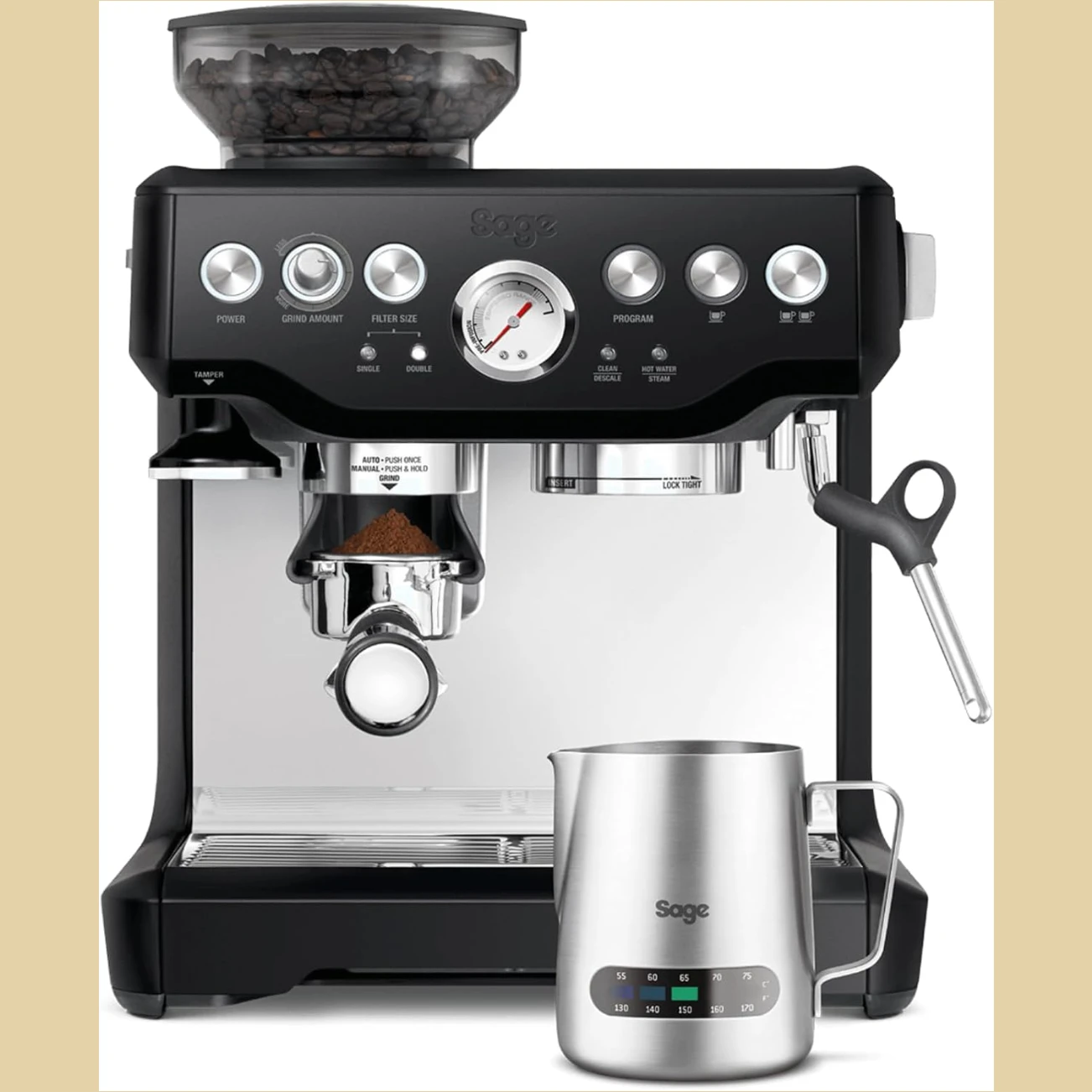 Discover the 4 Best Espresso Machines in Abuja 1 Sage Barista Express 2